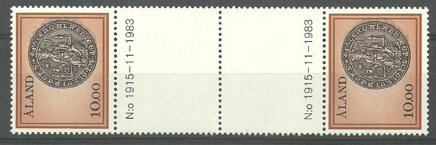 Znaczek Wyspy Alandzkie 1984 Mi 6 Czyste **