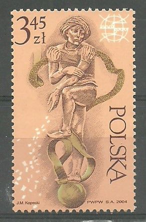Znaczek Polska 2004 Mi 4107 Fi 3957 Czyste **