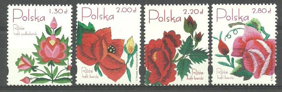 Polska 2005 Mi 4195-4198 Fi 4045-4048 Czyste **