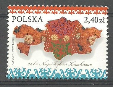 Znaczek Polska 2011 Mi 4545 Fi 4395 Czyste **