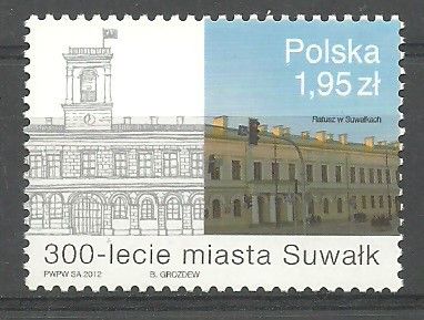 Znaczek Polska 2012 Mi 4558 Fi 4408 Czyste **