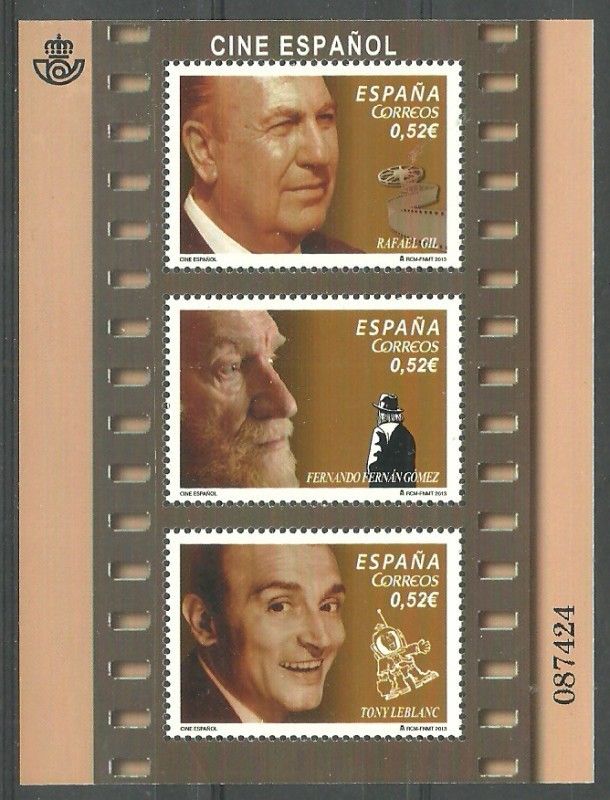 Znaczek Hiszpania 2013 Mi bl 235 Czyste **