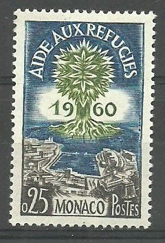 Znaczek Monako 1960 Mi 643 Czyste **