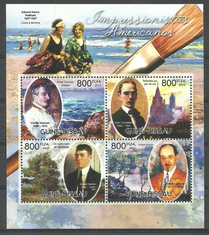 Znaczek Gwinea Bissau 2012 Mi ark 6135-6138 Czyste **