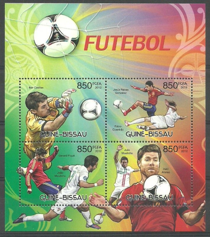 Znaczek Gwinea Bissau 2012 Mi ark 6140-6143 Czyste **