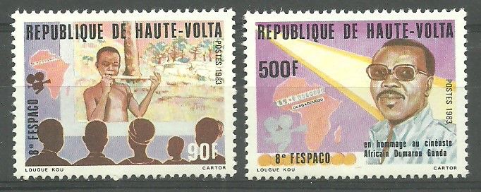 Znaczek Górna Wolta 1983 Mi 882-883 Czyste **