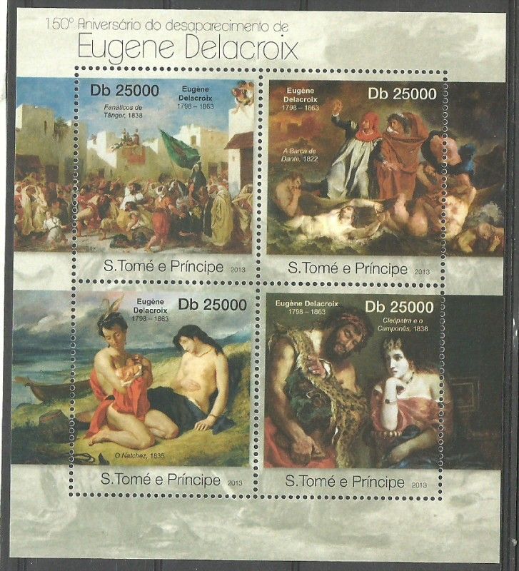 Znaczek Wyspy Św. Tomasza i Książęca 2013 Mi ark 4981-4984 Czyste **