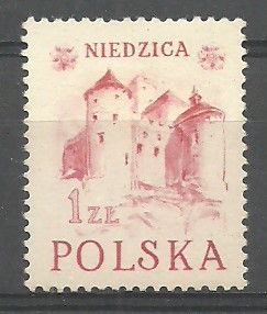 Znaczek Polska 1952 Mi 769II Fi 631 Czyste **