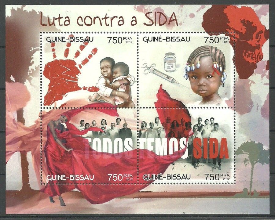 Znaczek Gwinea Bissau 2012 Mi ark 6199-6202 Czyste **