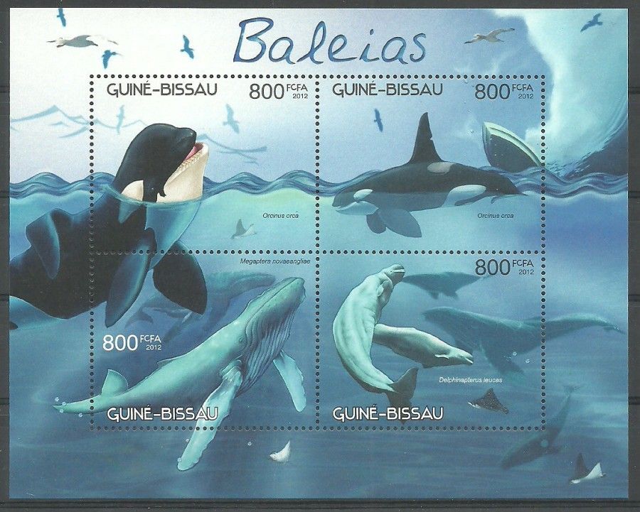 Znaczek Gwinea Bissau 2012 Mi ark 6221-6224 Czyste **