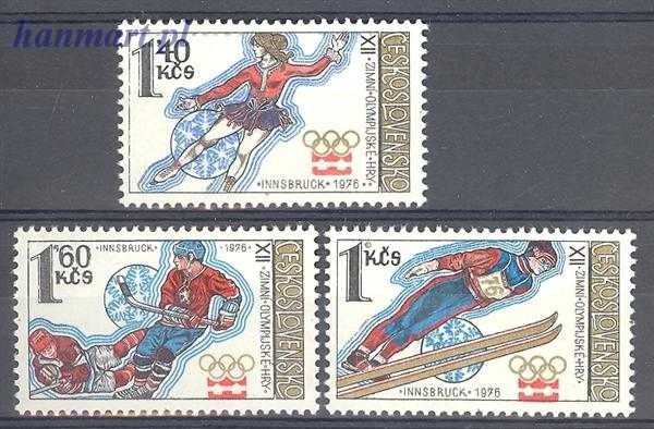 Znaczek Czechosłowacja 1976 Mi 2305-2307 Czyste **