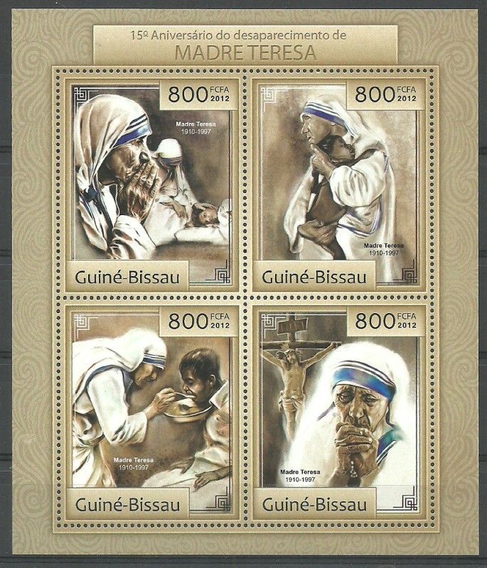 Znaczek Gwinea Bissau 2012 Mi ark 6362-6365 Czyste **