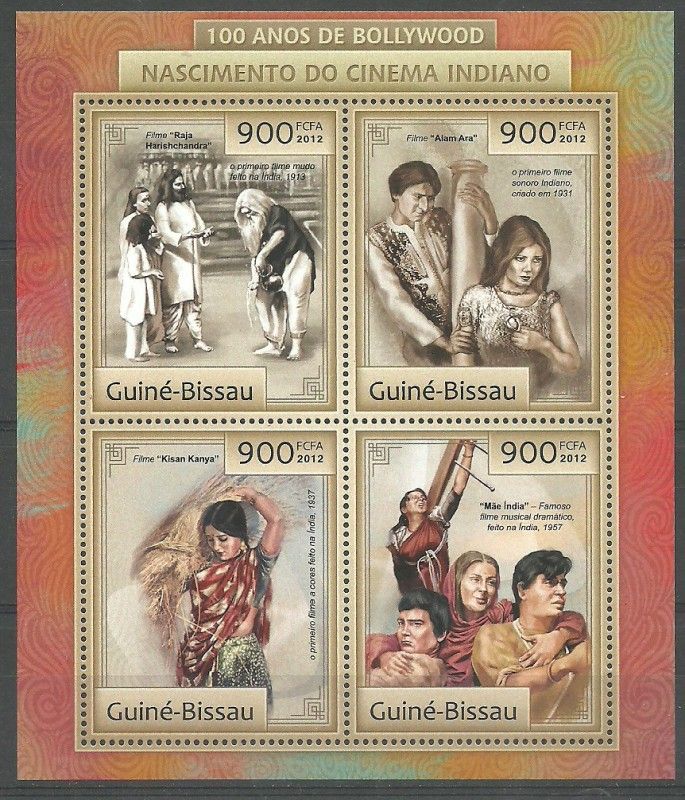 Znaczek Gwinea Bissau 2012 Mi ark 6402-6405 Czyste **