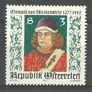 Znaczek Austria 1977 Mi 1541 Czyste **