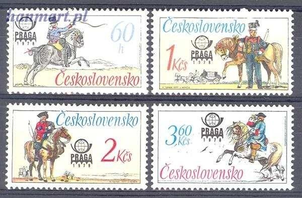 Znaczek Czechosłowacja 1977 Mi 2377-2380 Czyste **