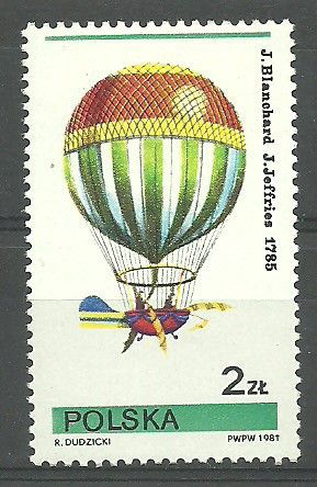 Znaczek Polska 1981 Mi 2730 err Fi 2582 B4 Czyste **