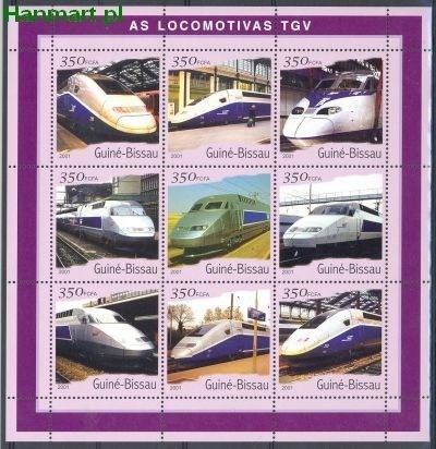 Znaczek Gwinea Bissau 2001 Mi 1854-1862 Czyste **