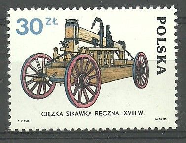 Znaczek Polska 1985 Mi 2966 err Fi 2818 B1 Czyste **