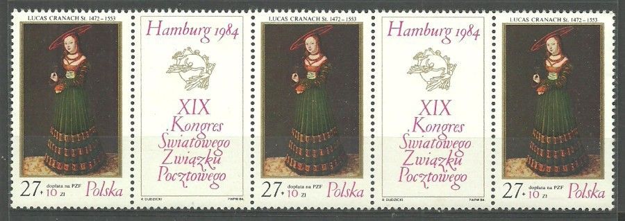 Znaczek Polska 1984 Mi 2920 Fi 2772 Czyste **