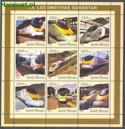 Znaczek Gwinea Bissau 2001 Mi 1845-1853 Czyste **