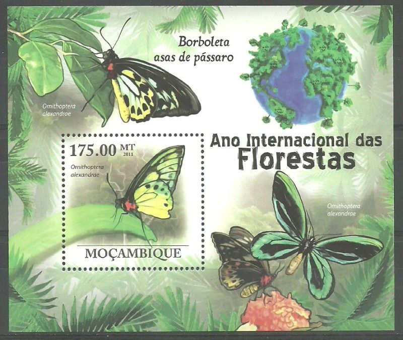 Znaczek Mozambik 2011 Mi bl 403 Czyste **