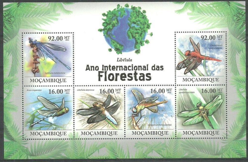Znaczek Mozambik 2011 Mi ark 4280-4285 Czyste **