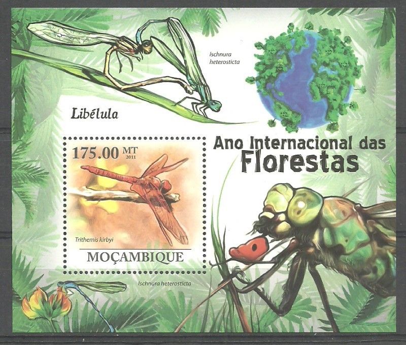 Znaczek Mozambik 2011 Mi bl 406 Czyste **