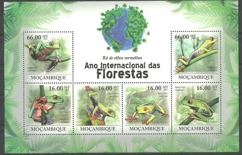 Znaczek Mozambik 2011 Mi ark 4294-4299 Czyste **