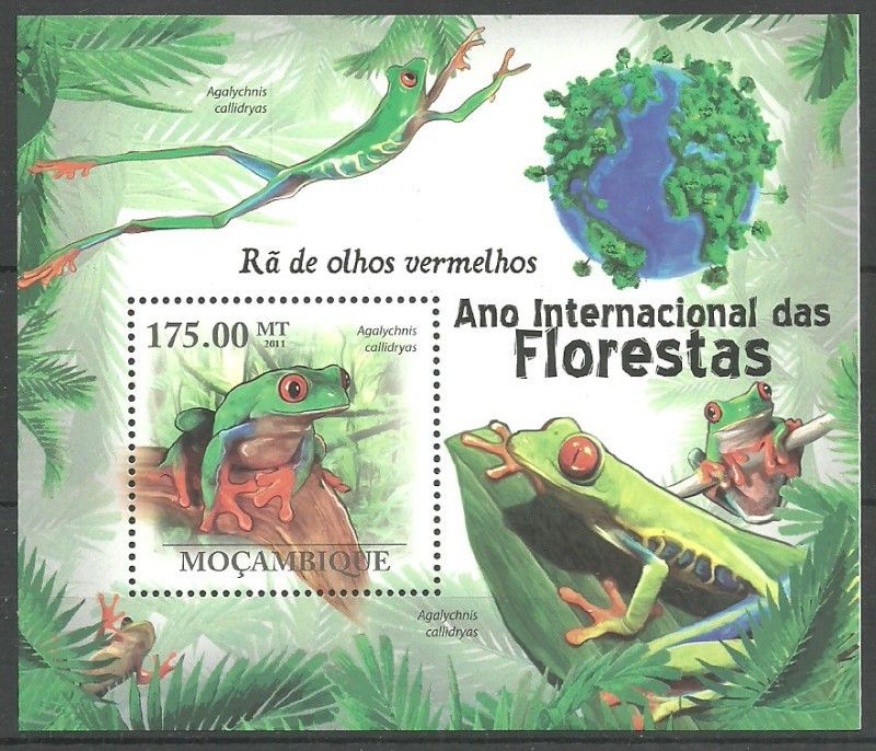Znaczek Mozambik 2011 Mi bl 408 Czyste **