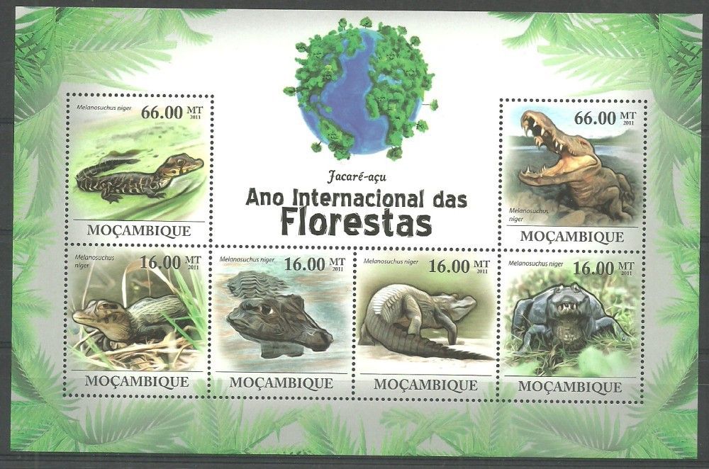 Znaczek Mozambik 2011 Mi ark 4308-4313 Czyste **