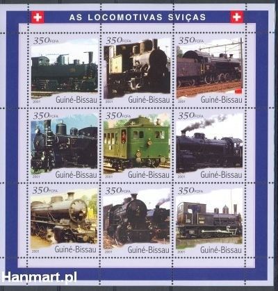 Znaczek Gwinea Bissau 2001 Mi 1818-1826 Czyste **
