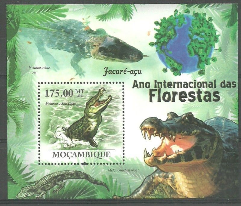 Znaczek Mozambik 2011 Mi bl 410 Czyste **