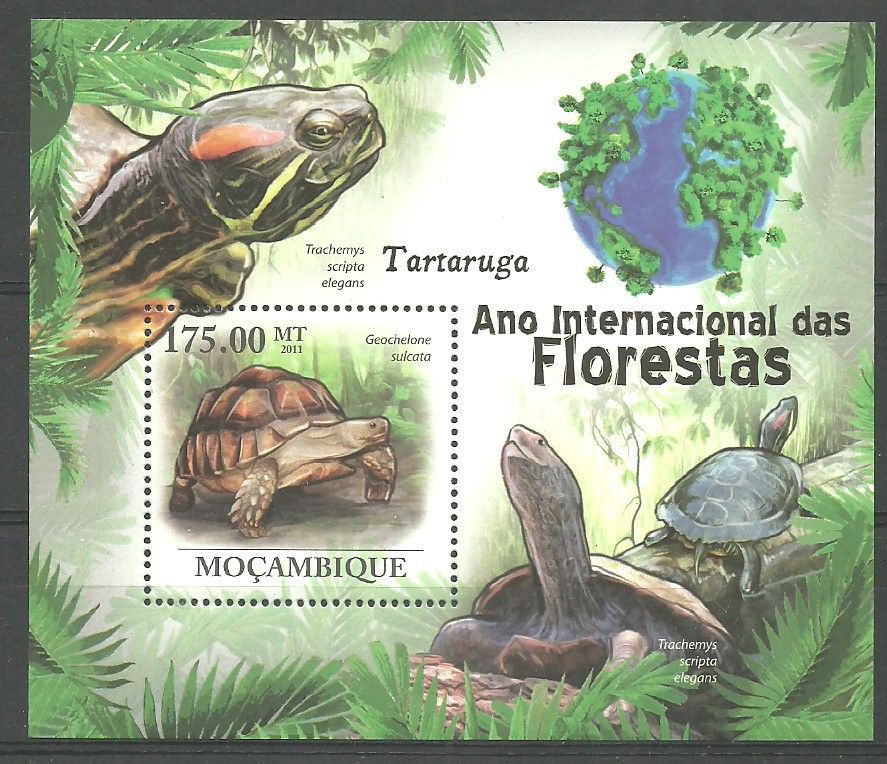 Znaczek Mozambik 2011 Mi bl 411 Czyste **