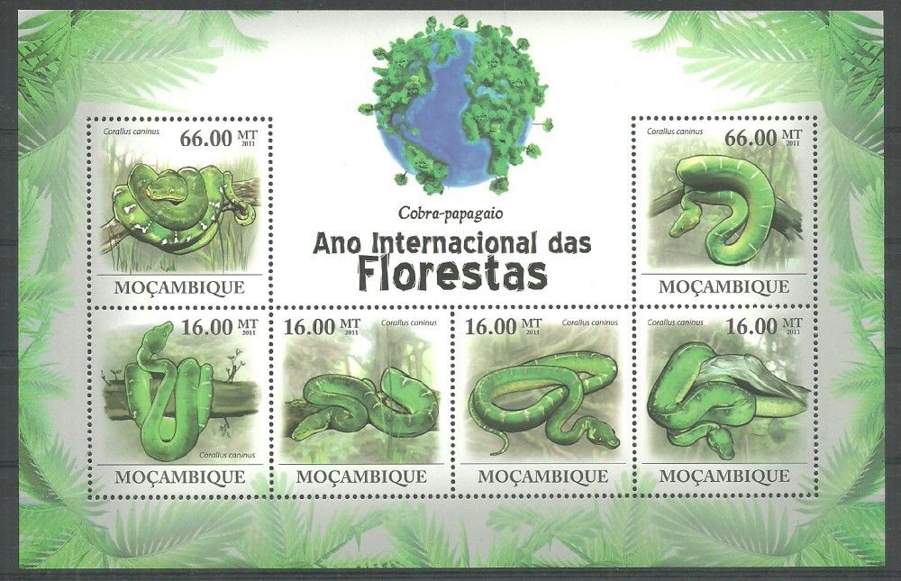 Znaczek Mozambik 2011 Mi ark 4322-4327 Czyste **
