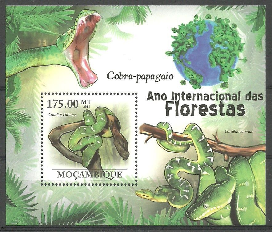 Znaczek Mozambik 2011 Mi bl 412 Czyste **