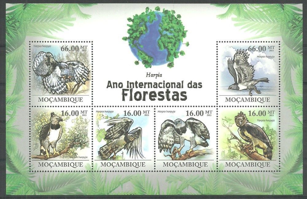 Znaczek Mozambik 2011 Mi ark 4336-4341 Czyste **