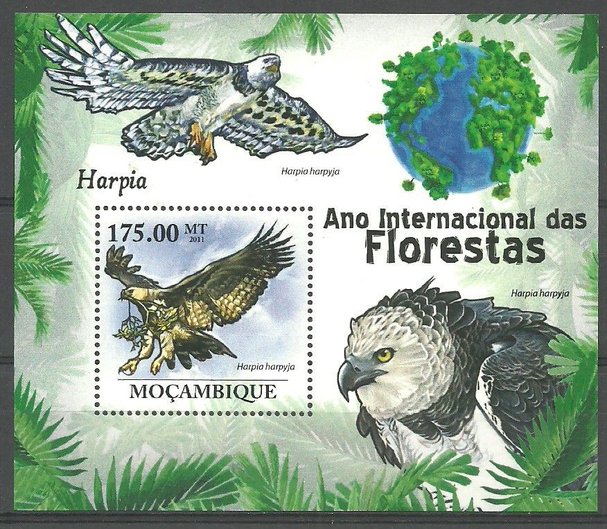 Znaczek Mozambik 2011 Mi bl 414 Czyste **