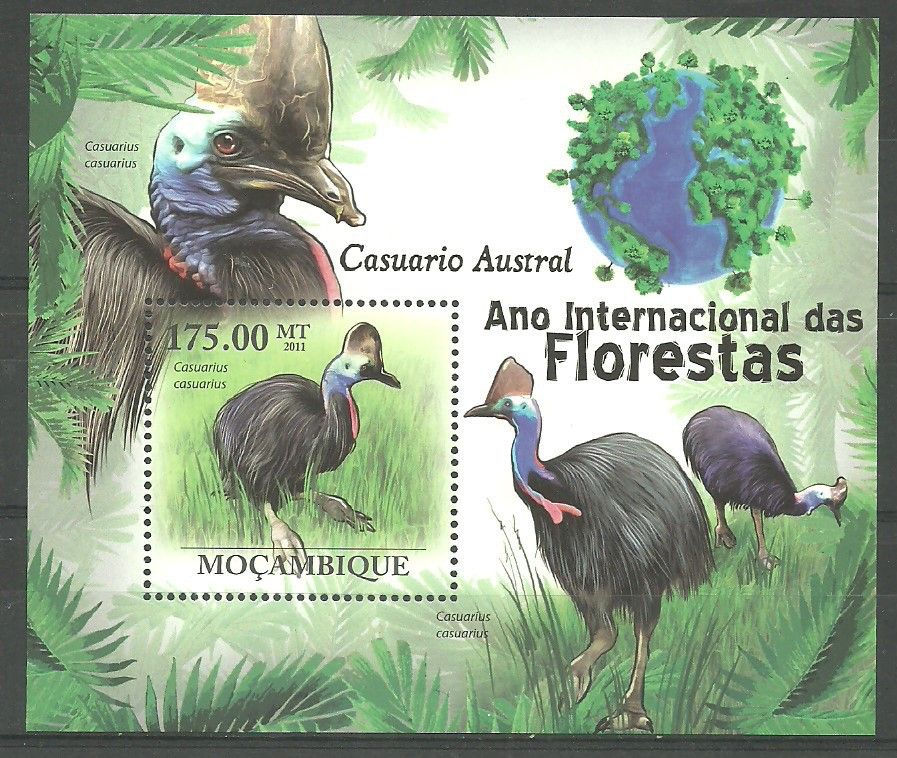 Znaczek Mozambik 2011 Mi bl 415 Czyste **