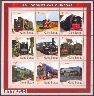 Znaczek Gwinea Bissau 2001 Mi 1827-1835 Czyste **