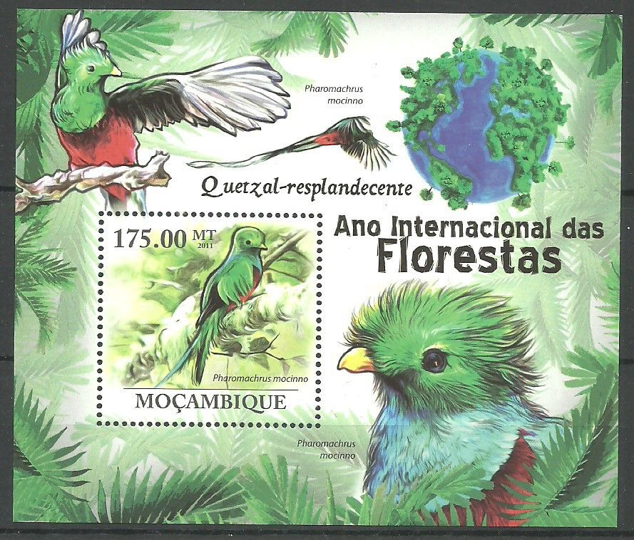 Znaczek Mozambik 2011 Mi bl 416 Czyste **