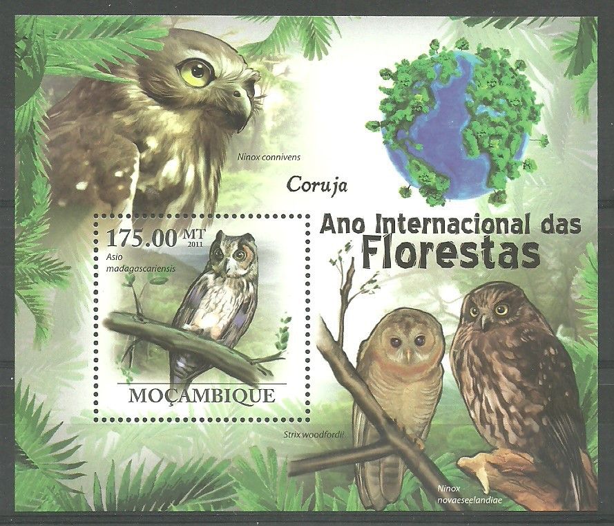 Znaczek Mozambik 2011 Mi bl 419 Czyste **