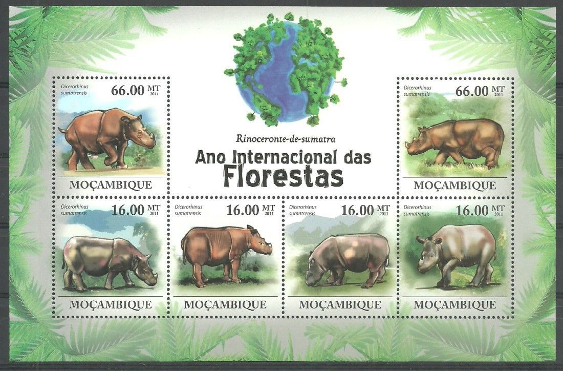 Znaczek Mozambik 2011 Mi ark 4385-4390 Czyste **
