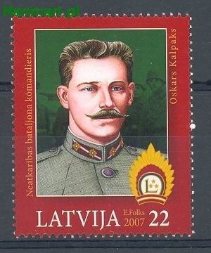 Znaczek Łotwa 2007 Mi 691 Czyste **