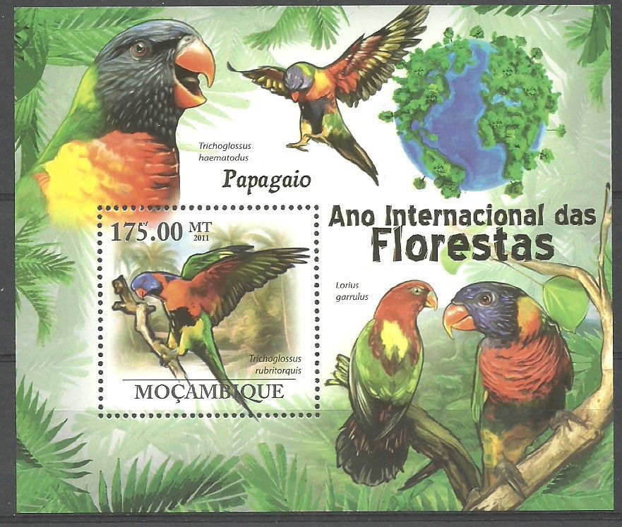 Znaczek Mozambik 2011 Mi bl 420 Czyste **