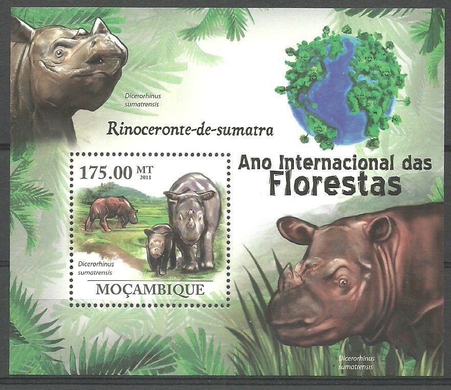 Znaczek Mozambik 2011 Mi bl 421 Czyste **