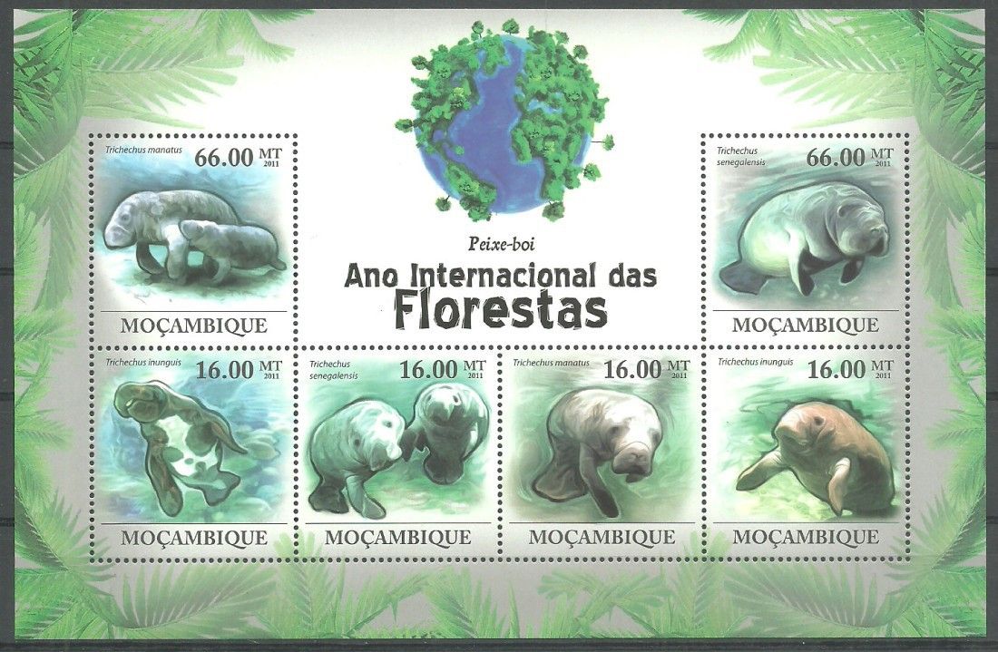 Znaczek Mozambik 2011 Mi ark 4397-4402 Czyste **