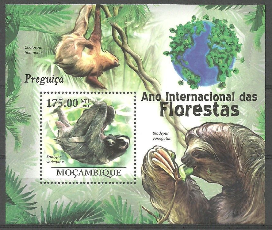 Znaczek Mozambik 2011 Mi bl 424 Czyste **
