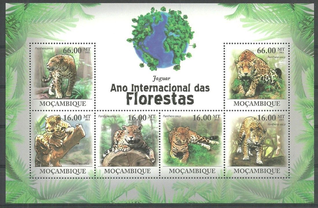 Znaczek Mozambik 2011 Mi ark 4409-4414 Czyste **