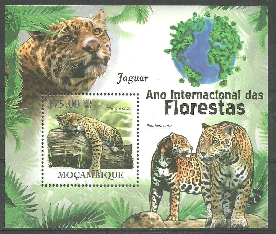 Znaczek Mozambik 2011 Mi bl 425 Czyste **