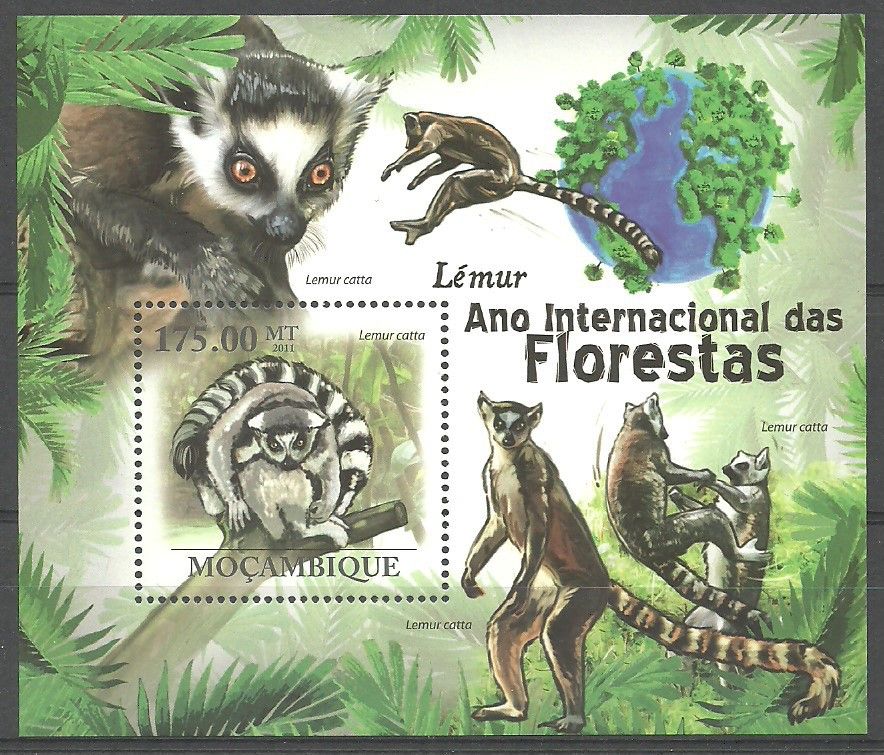 Znaczek Mozambik 2011 Mi bl 426 Czyste **